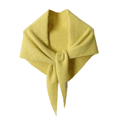 高端羊毛针织围巾两用三角披肩