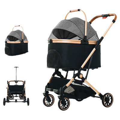 HP盼宠猫狗轻便易安装宠物推车