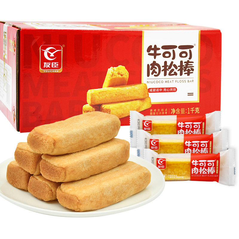 友臣肉松棒原味散装糕点营养早餐