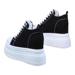 超高跟14厘米小白鞋小个子内增高女鞋12cm10cm8c秋新款休闲鞋松糕