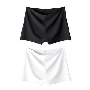 短裙安全裤女士防走光无痕内裤二合一打底配裙子的jk可外穿白黑色