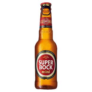 葡萄牙原装进口啤酒超级波克啤酒superbockmini黄啤酒200ml*24瓶