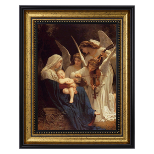 复古空白油画框外框定做镜框架数字丙烯油画空框任意尺寸定制相框