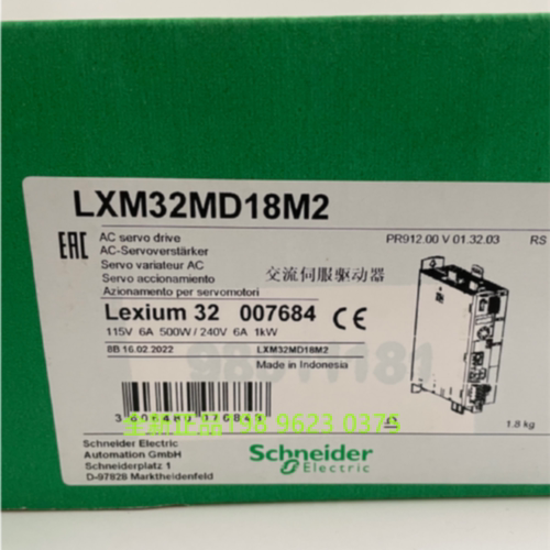议价施耐德伺服驱动器LXM32MD18M2LXM32AD72N4/LXM32CD30N412正品