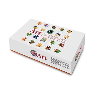 白底纸质35片国画动物风景名画卡通益智儿童老人大片拼图团建礼物