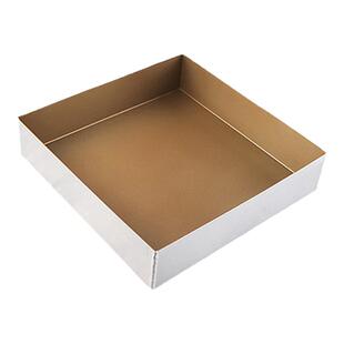 三能加高18cm正方形金盘蛋糕卷模不沾加深水浴法古早蛋糕烤盘28cm