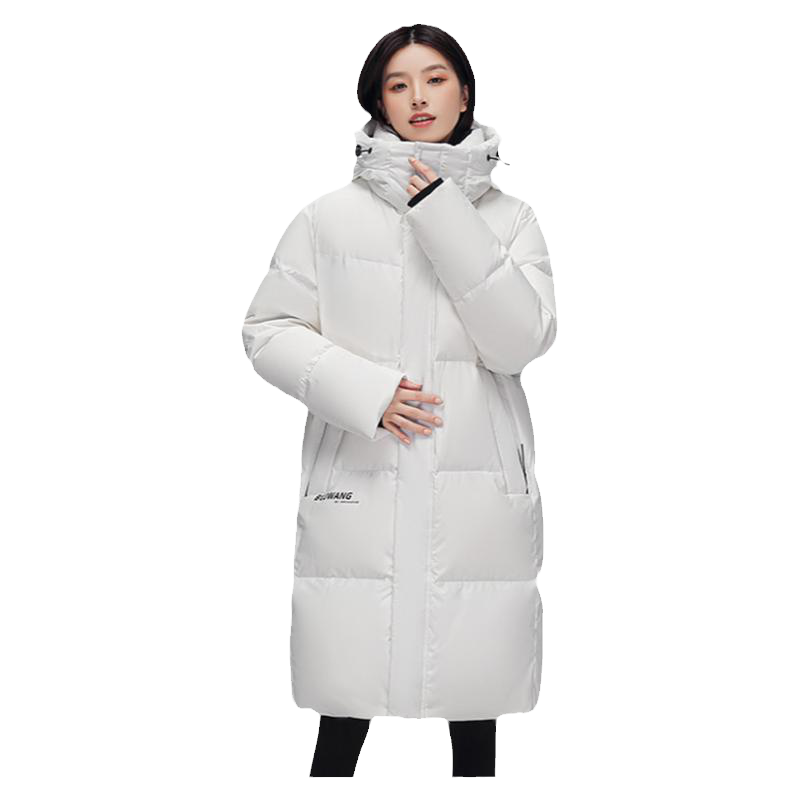 雪中飞羽绒服女长款冬季外套