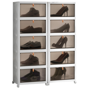 车载专用鞋盒收纳盒汽车后备箱放鞋子神器车用储物置物箱整理鞋柜