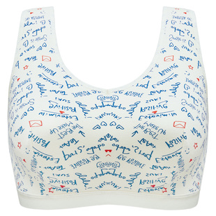 糖粒大码睡眠内衣大胸防外扩防下垂夜间睡眠专用文胸居家背心式