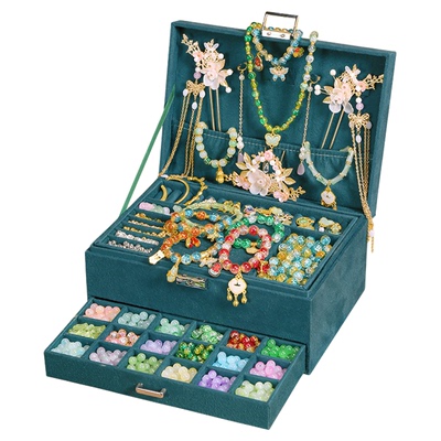 小女孩喜欢的发饰串珠礼盒礼物