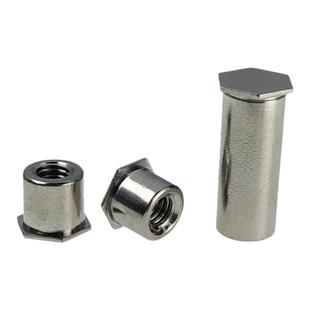 不锈钢盲孔压铆螺柱压板螺母柱压铆螺母柱BSOS-3.5M3*L底孔5.4