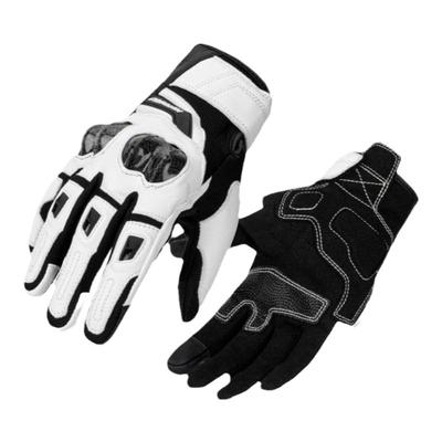 摩多狼摩托车手套真皮碳纤维