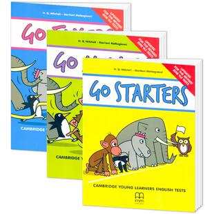 剑桥少儿英语一二三级 YLE真题集教材 go starters movers flyers