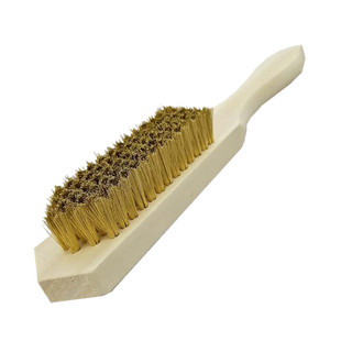 木柄钢丝刷不锈钢刷镀铜铜丝刷鱼鳞刷新品除锈清洁工具抛光刷包邮