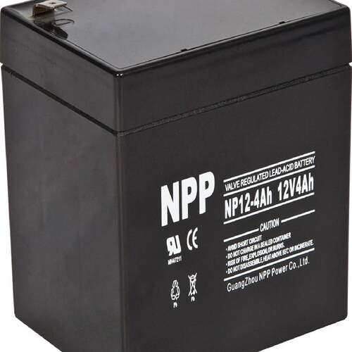 NPP蓄电池NP124AH电力通信12V4AH消防电梯应急设备精密仪器专用