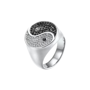 黑骨BLACKBONE777TripleSeven中式暗黑国风太极八卦男女同款戒指