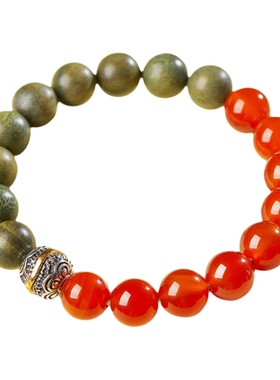 普陀山红玛瑙手串女款官方正品