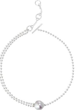 lily&you银大溪地珍珠项链锁骨链