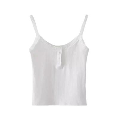 白色甜辣小吊带夏季|千人加购