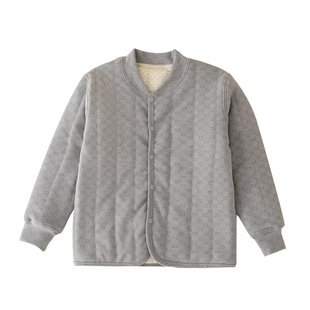 保暖棉服运动棉袄极简风男童立领冬装暗花男女童加厚时尚校服神器