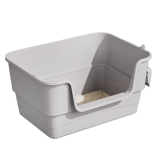 猫砂盆超大号厕所沙盆大号特大号巨型防外溅猫屎盆80cm巨无霸缅因