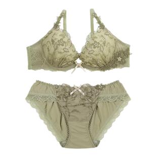 Risa Magli正品优丽娜娜聚拢文胸少女士内衣1型圆盘内裤套装861