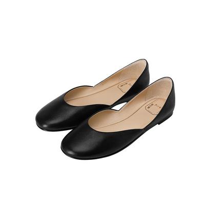 7or9真皮平底2026新款单鞋女软底舒适一脚蹬工作鞋久站不累脚橡苔