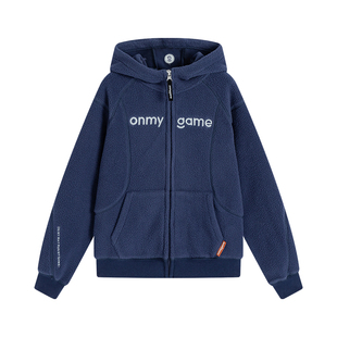 onmygame【考拉绒】男女童外套加厚超纤云感儿童上衣秋冬新款