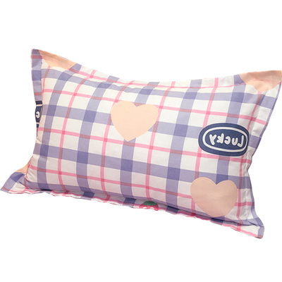 斜纹枕套家用换洗双人加厚磨毛