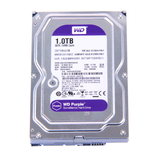 WD/西部数据 监控紫盘 1TB/2TB/3TB/4TB 机械企业硬盘64M海康适用