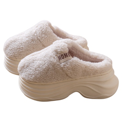 8cm厚底棉拖鞋女2025新款冬季