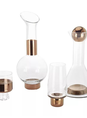 TomDixon红铜霓影玻璃酒具