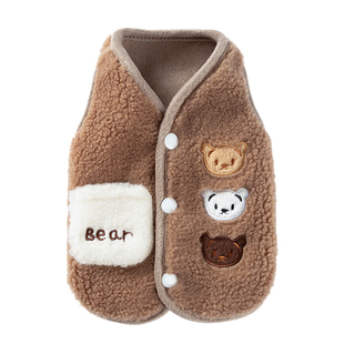 宠物秋冬季保暖小狗狗衣服冬装泰迪比熊博美雪纳瑞小型犬猫咪开衫