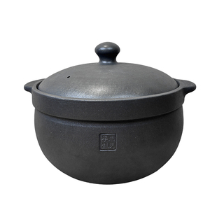 雅安荥经黑砂锅朱氏传统容量家用沙锅2.5L精品砂锅