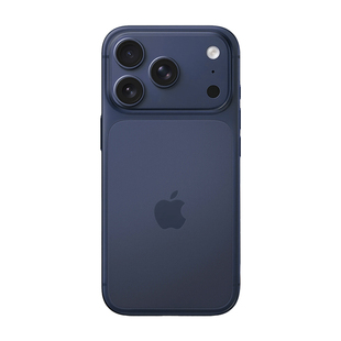 适用苹果17promax超薄透明磨砂手机壳蓝色iphone17pro新款高级感裸机手感17p不发黄手机套女小众简约硬硅胶男