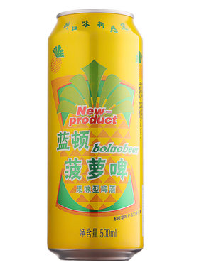 蓝顿菠萝啤酒有度数9罐国产广氏