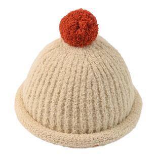 儿童帽子秋冬款宝宝针织套头帽男宝女宝保暖护耳帽男童女童毛线帽