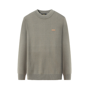 商城同款杰尼威尼极简风半高领针织衫男士秋冬新款保暖打底衫毛衣