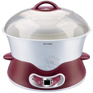 天际电炖炖锅陶瓷家用隔水炖盅全自动5人6煲汤锅大容量一锅五胆4L