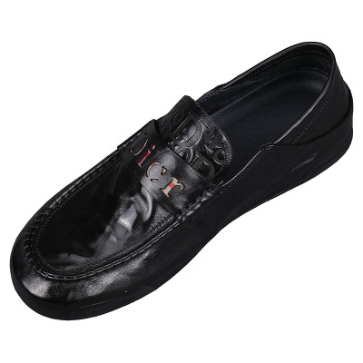 轻便软底头层牛皮透气男士乐福鞋