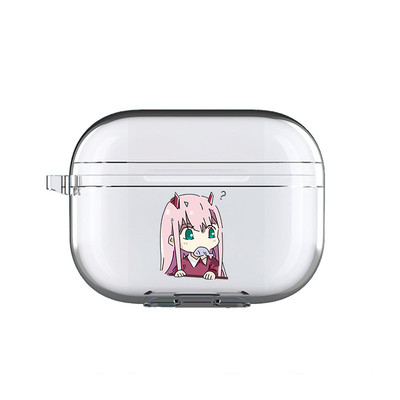 daring in the franxx适用于苹果Airpods2pro3代4代保护套pro2耳机保护壳华为freebudspro4透明耳机套软壳