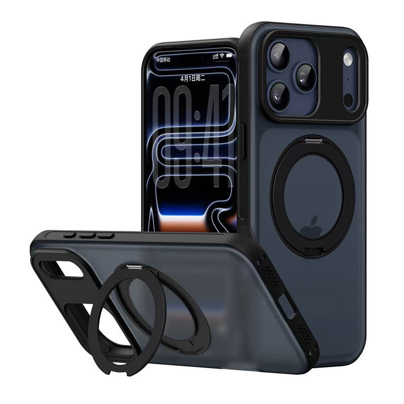 新款高端肤感360指环磁吸]适用苹果iPhone18ProMax透明手机壳16plus/17Pro保护套女抗发黄轻薄裸机感全包硬壳
