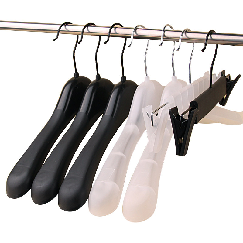 宽肩无痕防滑塑料衣架服装店专用衣服挂衣服架婚纱西装衣撑衣架子