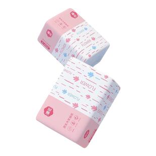 漫花30包400张抽纸家用实惠装整箱批餐巾纸加厚卫生纸原木面巾纸