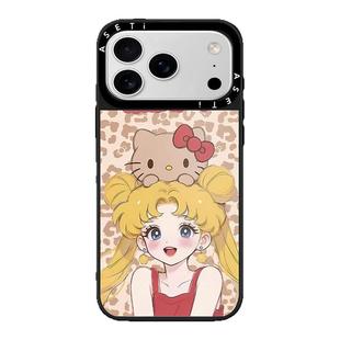 CASETiFiY联名豹纹黑皮Hellokitty美少女16pro适用iPhone17promax苹果15Plus手机壳14磁吸卡通13华强北平替女