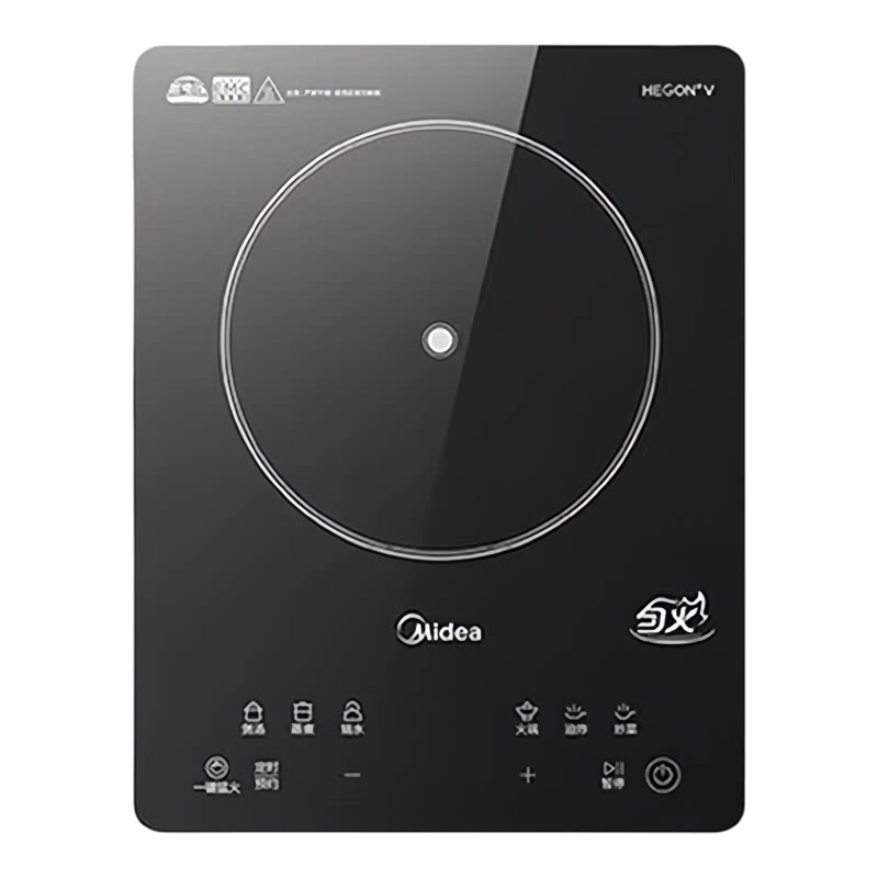 美的电磁炉2200W速热预约电磁灶