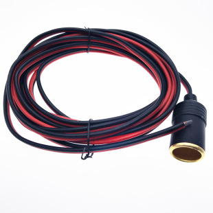 2.5平方点烟器母座线 12V24V汽车充电插座25A300W车载大功率母头