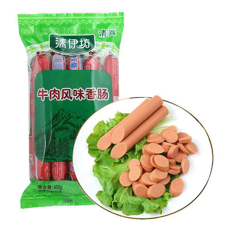 清伊坊清真即食香肠烤肉零食