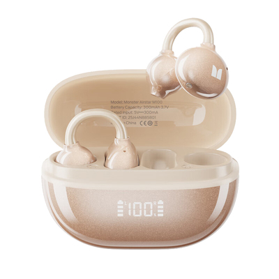 魔声M100新款蓝牙耳机无线夹耳式