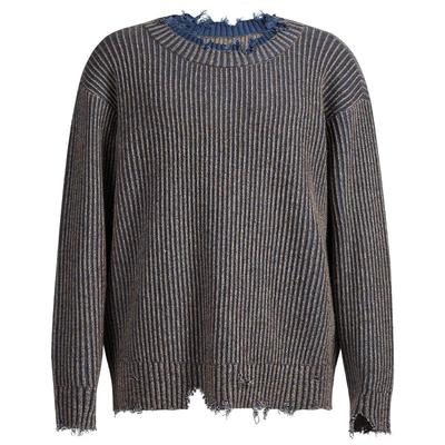 CHINISM赤尘混织圆领毛衣男